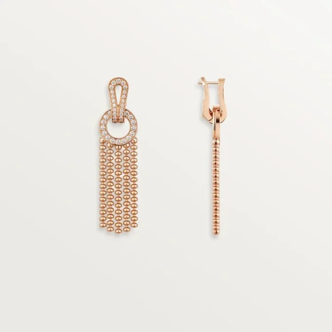 Orecchini Agrafe, semi-pavé