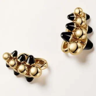Orecchini Clash De Cartier, modello extra-large, onice, multiwear