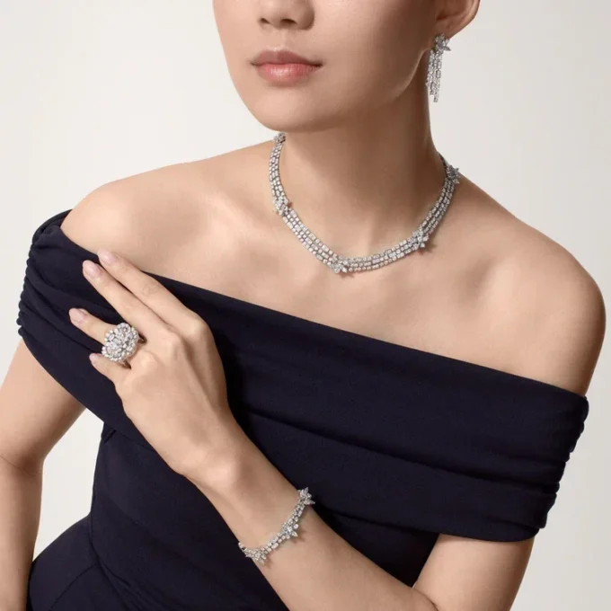 Orecchini della collezione Diamond, Diamanti