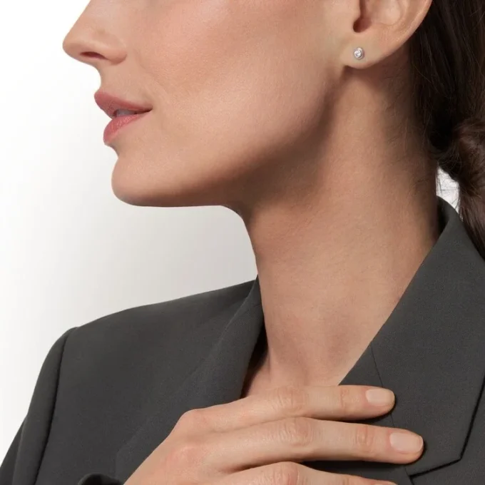 Orecchini Diamants Legers, Mm – Oro bianco, Diamanti – Cartier