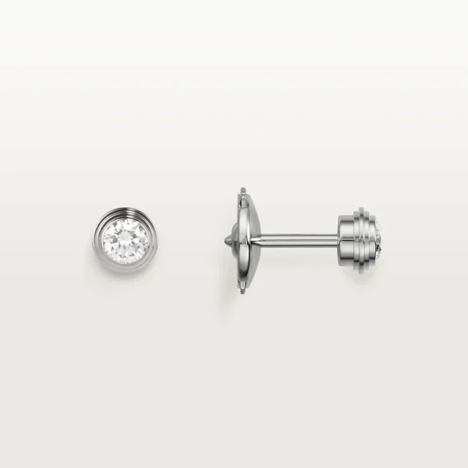 Orecchini Diamants Legers, Mm – Oro bianco, Diamanti – Cartier