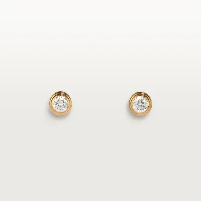 Orecchini Diamants Legers, mm – Oro giallo, Diamanti – Cartier