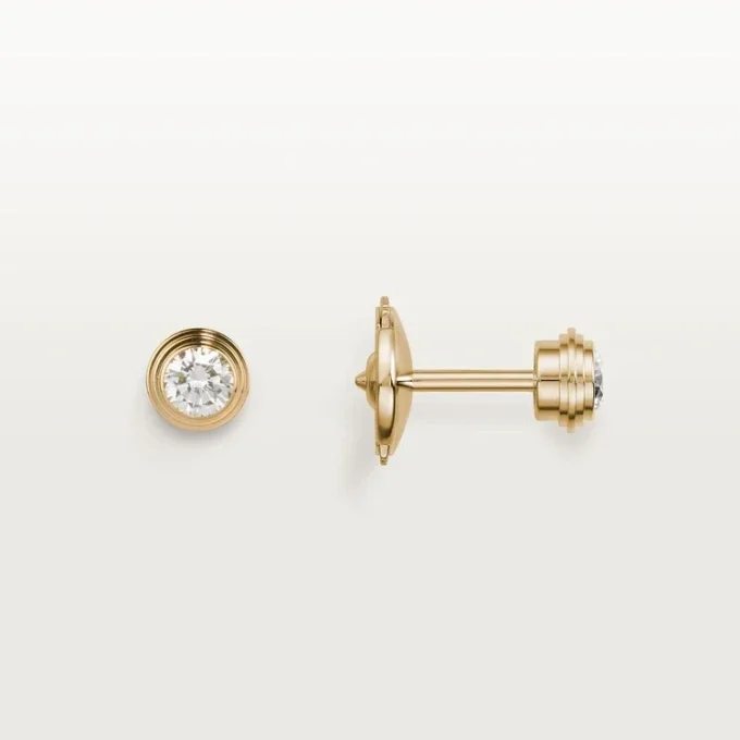 Orecchini Diamants Legers, mm – Oro giallo, Diamanti – Cartier