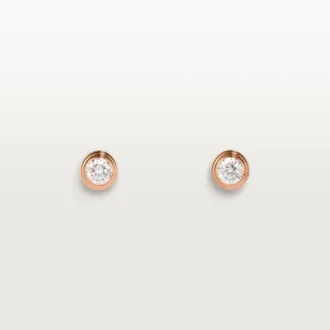 Orecchini Diamants Legers, mm – Oro rosa, Diamanti – Cartier