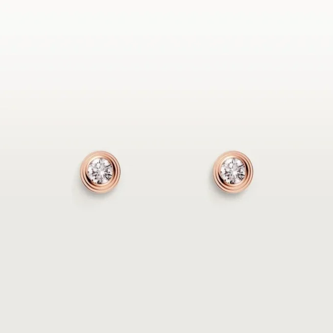 Orecchini Diamants Legers – Oro rosa, Diamanti – Cartier