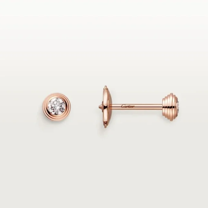 Orecchini Diamants Legers – Oro rosa, Diamanti – Cartier