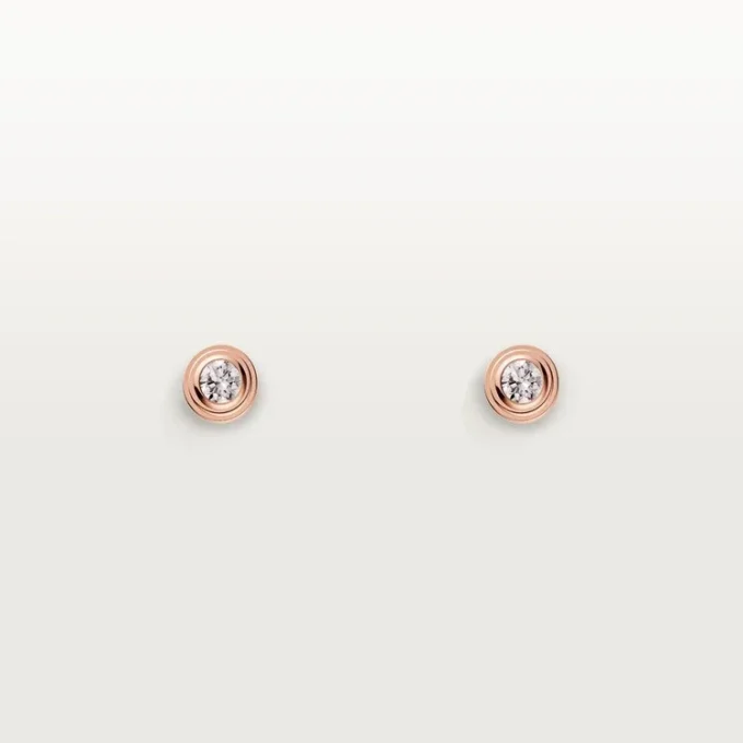 Orecchini Diamants Legers XS – Oro rosa, Diamanti – Cartier