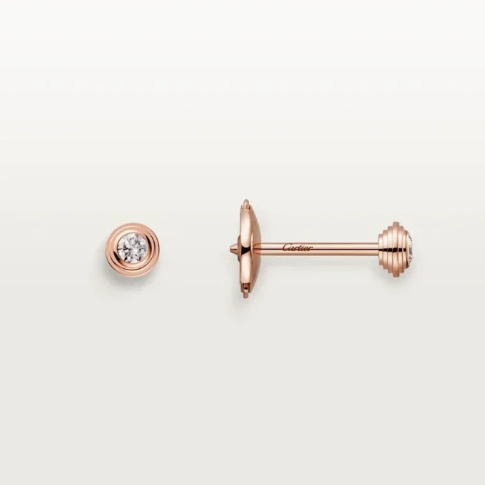 Orecchini Diamants Legers XS – Oro rosa, Diamanti – Cartier