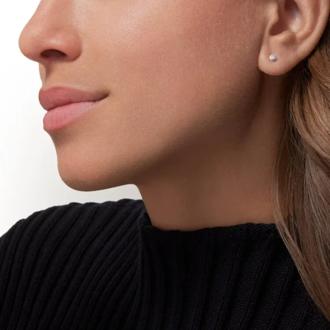 Orecchini Diamants Légers XS – Oro bianco, Diamanti – Cartier