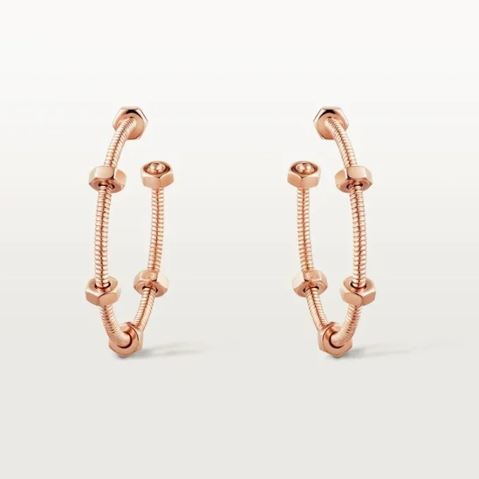 Orecchini Ecrou De Cartier – Oro rosa – Cartier