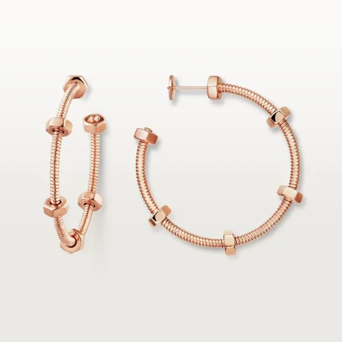 Orecchini Ecrou De Cartier – Oro rosa – Cartier