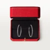 Orecchini Etincelle De Cartier, modello grande – Oro bianco, diamanti – Cartier