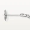 Orecchini Etincelle De Cartier, modello medio – Oro bianco, diamanti – Cartier