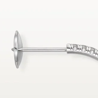 Orecchini Etincelle De Cartier, modello medio – Oro bianco, diamanti – Cartier
