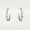Orecchini Etincelle De Cartier, modello piccolo – Oro bianco, diamanti – Cartier