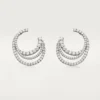 Orecchini Etincelle De Cartier – Oro bianco, diamanti – Cartier