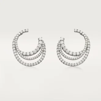 Orecchini Etincelle De Cartier – Oro bianco, diamanti – Cartier