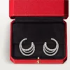Orecchini Etincelle De Cartier – Oro bianco, diamanti – Cartier