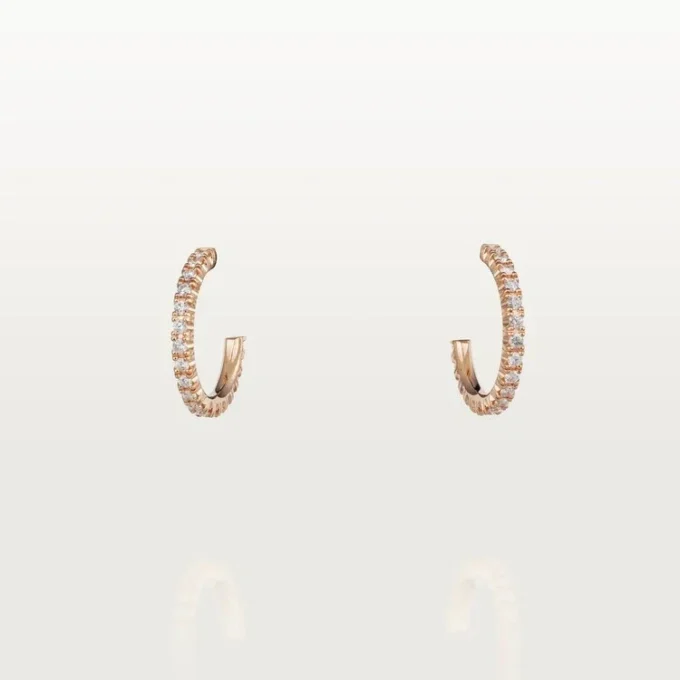 Orecchini Etincelle De Cartier – Oro rosa, diamanti – Cartier