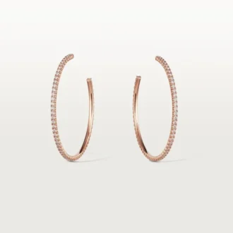 Orecchini Etincelle De Cartier – Oro rosa, diamanti – Cartier