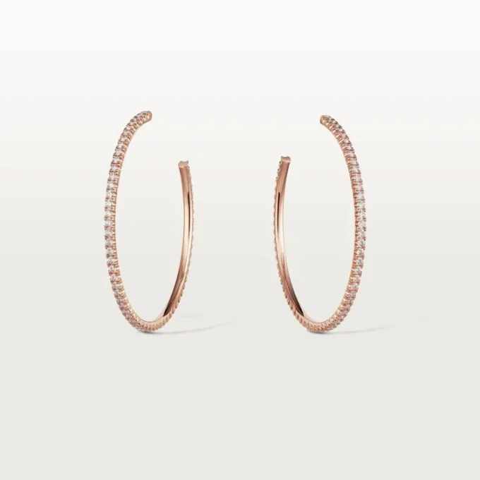 Orecchini Etincelle De Cartier – Oro rosa, diamanti – Cartier