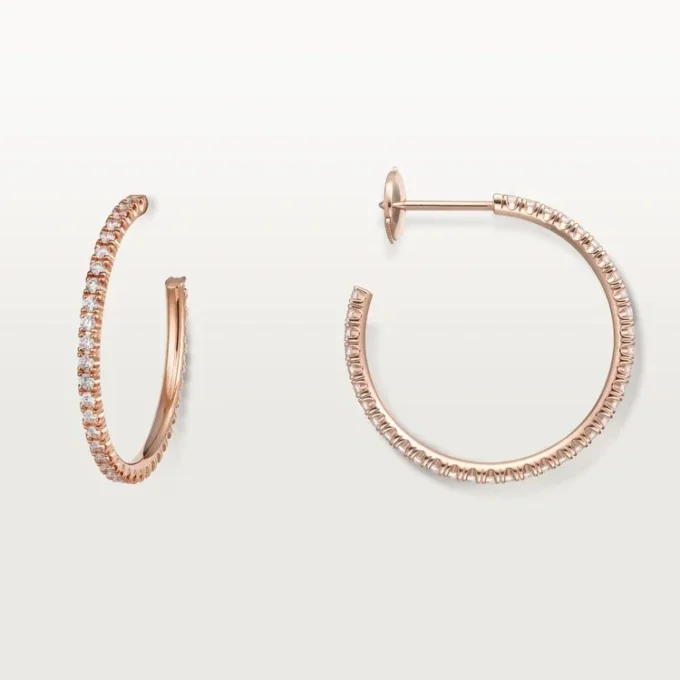 Orecchini Etincelle De Cartier – Oro rosa, diamanti – Cartier