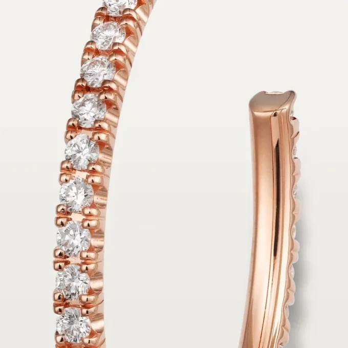 Orecchini Etincelle De Cartier – Oro rosa, diamanti – Cartier