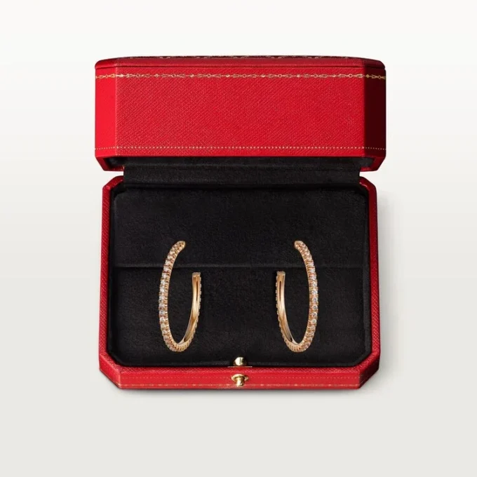 Orecchini Etincelle De Cartier – Oro rosa, diamanti – Cartier