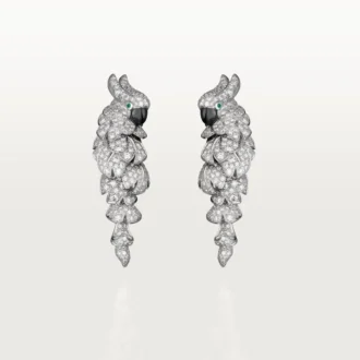 Orecchini Faune Et Flore De Cartier, pavé