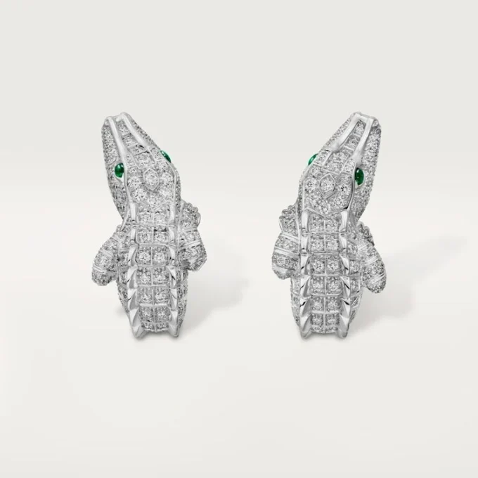 Orecchini Faune Et Flore De Cartier, pavé