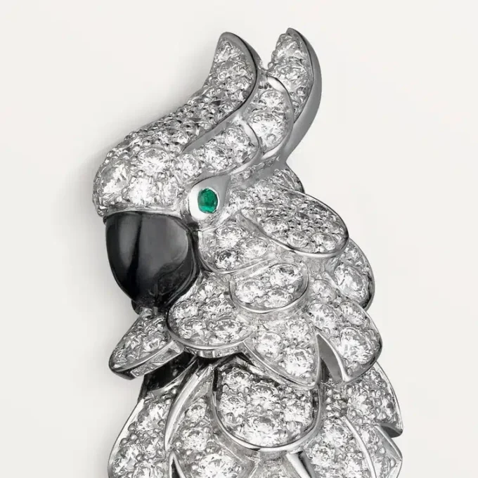 Orecchini Faune Et Flore De Cartier, pavé