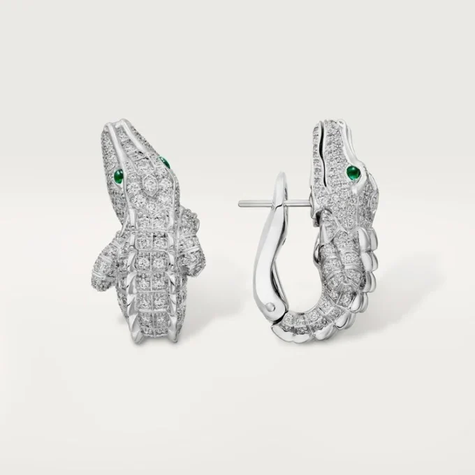 Orecchini Faune Et Flore De Cartier, pavé
