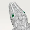 Orecchini Faune Et Flore De Cartier, pavé