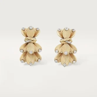 Orecchini Grain De Cafe, diamanti