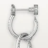Orecchini Juste Un Clou, doppi, con pavé