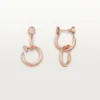 Orecchini Juste Un Clou, doppi, diamanti