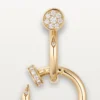 Orecchini Juste Un Clou, doppi, diamanti