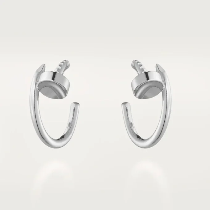 Orecchini Juste Un Clou – Oro bianco – Cartier