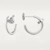 Orecchini Juste Un Clou – Oro bianco – Cartier