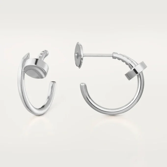 Orecchini Juste Un Clou – Oro bianco – Cartier