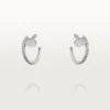 Orecchini Juste Un Clou – Oro bianco, diamanti – Cartier