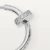 Orecchini Juste Un Clou – Oro bianco, diamanti – Cartier