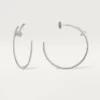 Orecchini Juste Un Clou – Oro bianco, diamanti – Cartier
