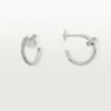 Orecchini Juste Un Clou – Oro bianco, diamanti – Cartier