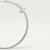 Orecchini Juste Un Clou – Oro bianco, diamanti – Cartier