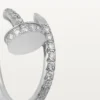 Orecchini Juste Un Clou – Oro bianco, diamanti – Cartier