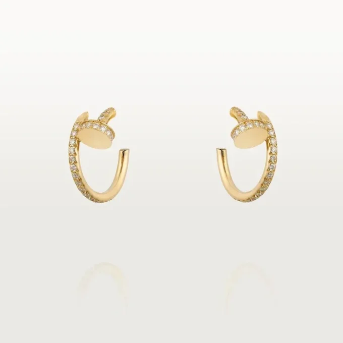 Orecchini Juste Un Clou – Oro giallo, diamanti – Cartier