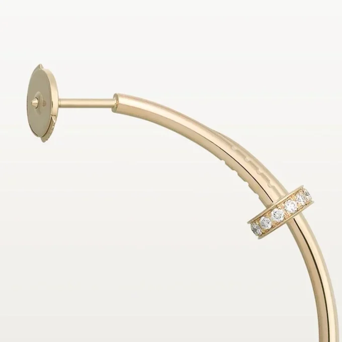 Orecchini Juste Un Clou – Oro giallo, diamanti – Cartier