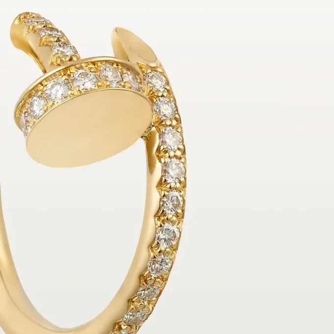 Orecchini Juste Un Clou – Oro giallo, diamanti – Cartier