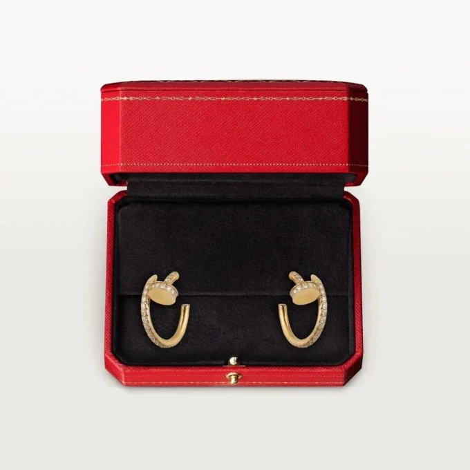 Orecchini Juste Un Clou – Oro giallo, diamanti – Cartier